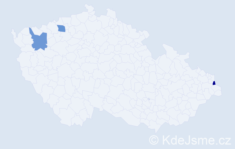 Příjmení: 'Kušnierz', počet výskytů 3 v celé ČR