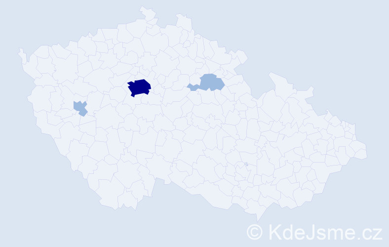 Příjmení: 'Saparov', počet výskytů 6 v celé ČR