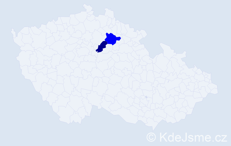 Příjmení: 'Buriján', počet výskytů 2 v celé ČR