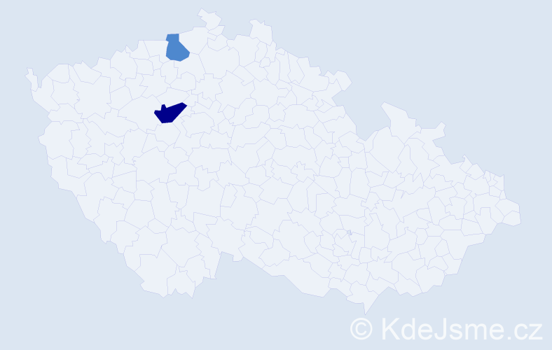 Příjmení: 'Puverlová', počet výskytů 3 v celé ČR