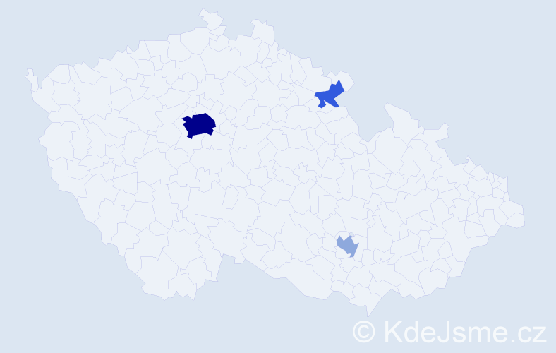 Příjmení: 'Palmieri', počet výskytů 9 v celé ČR