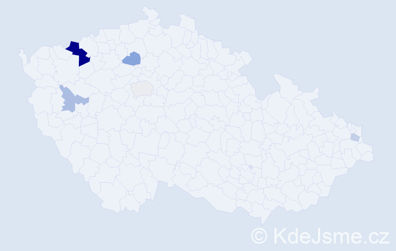 Příjmení: 'Babčaník', počet výskytů 10 v celé ČR