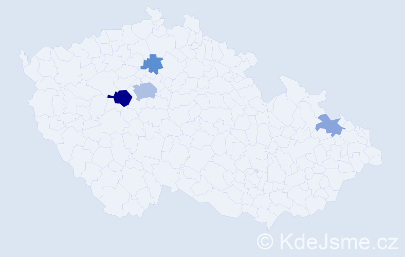 Příjmení: 'Ehlen', počet výskytů 10 v celé ČR