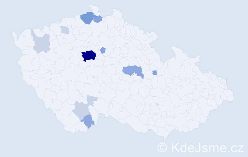 Příjmení: 'Esser', počet výskytů 34 v celé ČR