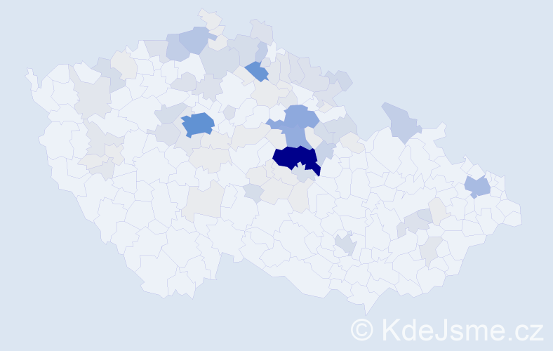 Příjmení: 'Bakešová', počet výskytů 324 v celé ČR