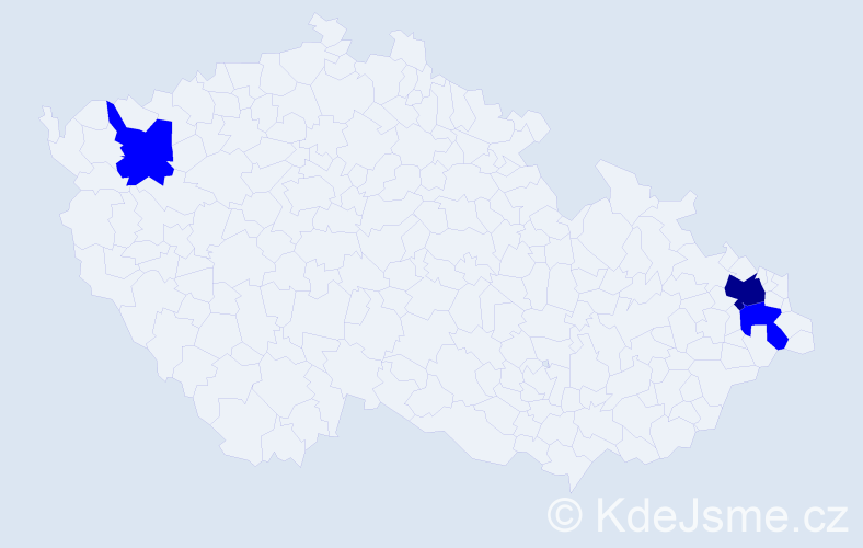 Příjmení: 'Lanzendőrfer', počet výskytů 4 v celé ČR