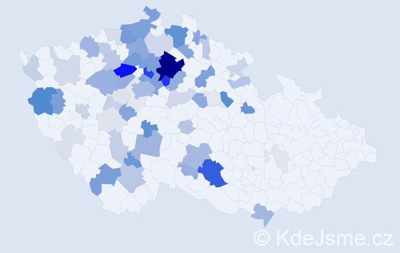 Příjmení: 'Mansfeld', počet výskytů 290 v celé ČR