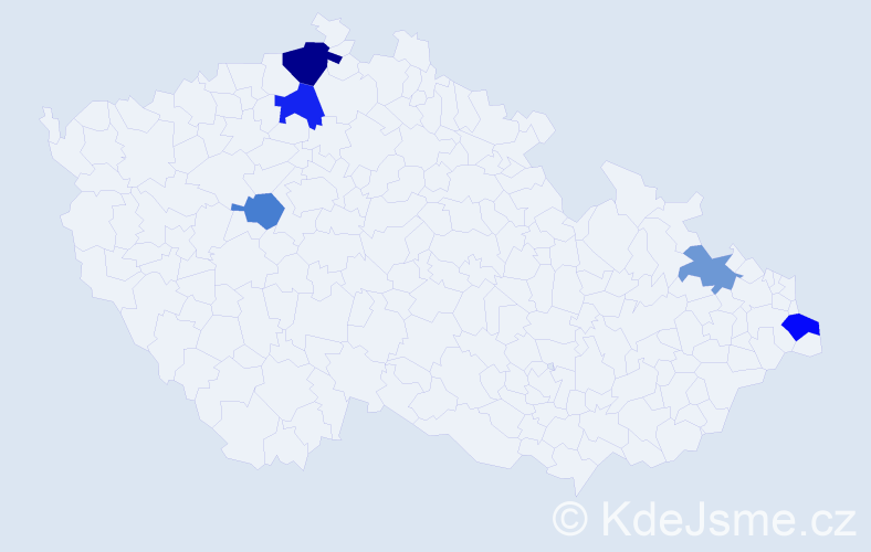 Příjmení: 'Takacsová', počet výskytů 15 v celé ČR