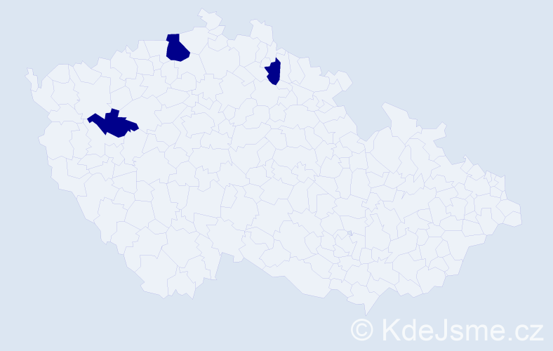 Příjmení: 'Selekhman', počet výskytů 3 v celé ČR