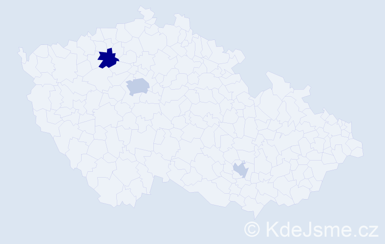 Příjmení: 'Everett', počet výskytů 6 v celé ČR