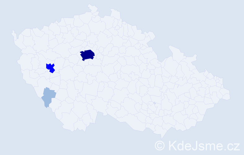 Příjmení: 'Landergott', počet výskytů 8 v celé ČR