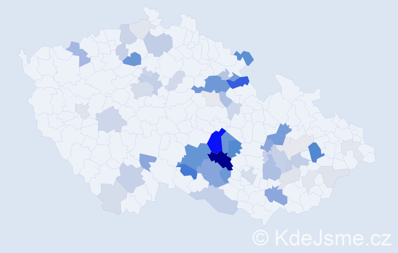 Příjmení: 'Kujalová', počet výskytů 179 v celé ČR