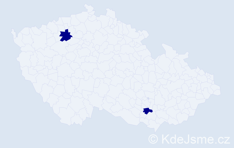 Příjmení: 'Lugowski', počet výskytů 2 v celé ČR
