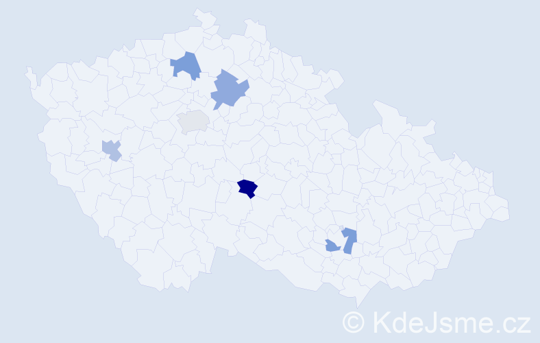 Příjmení: 'Lutsyshyn', počet výskytů 6 v celé ČR
