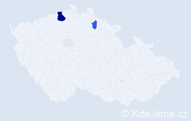 Příjmení: 'Brigadoi', počet výskytů 8 v celé ČR
