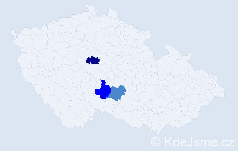Příjmení: 'Drygin', počet výskytů 6 v celé ČR