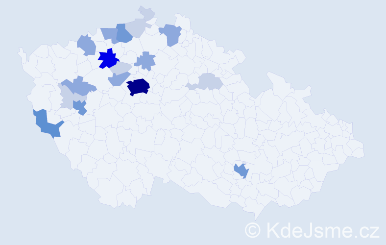 Příjmení: 'Pihrt', počet výskytů 56 v celé ČR