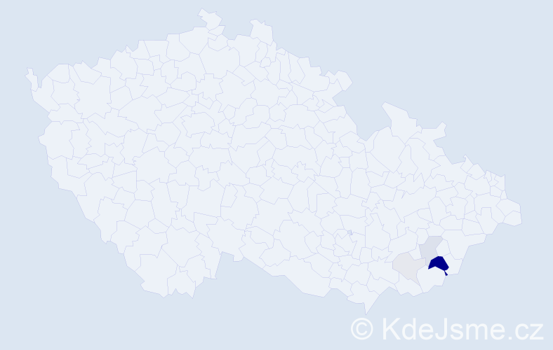 Příjmení: 'Kunorza', počet výskytů 14 v celé ČR