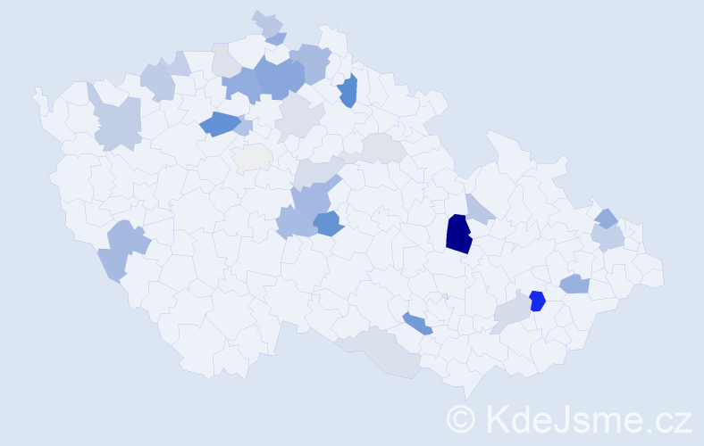 Příjmení: 'Riemer', počet výskytů 63 v celé ČR