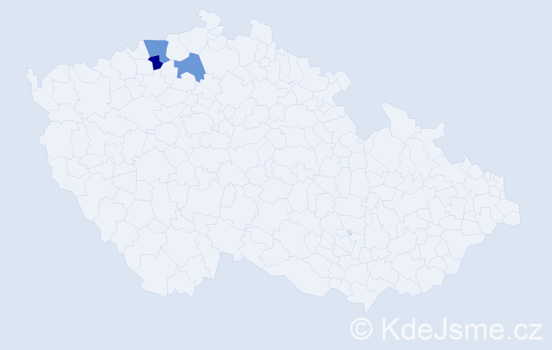 Příjmení: 'Rendášová', počet výskytů 7 v celé ČR