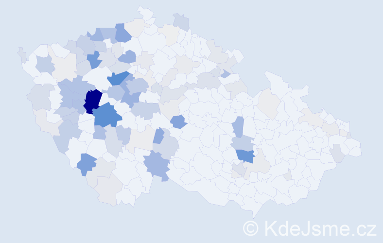 Příjmení: 'Bejček', počet výskytů 463 v celé ČR