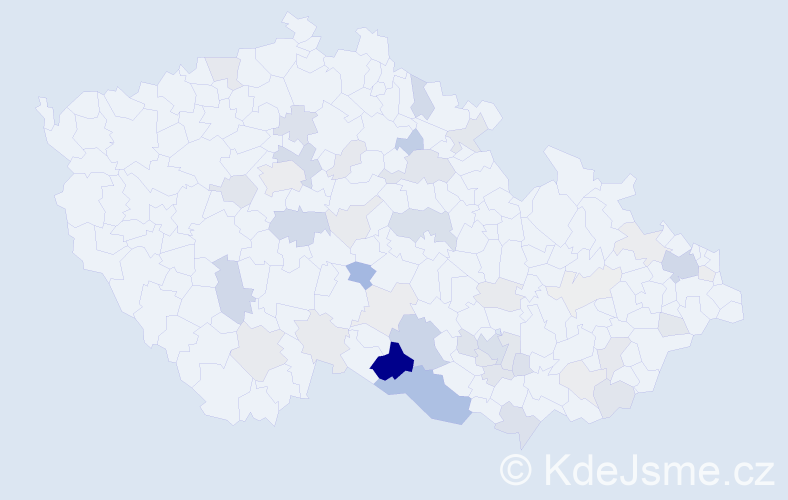 Příjmení: 'Filipský', počet výskytů 144 v celé ČR