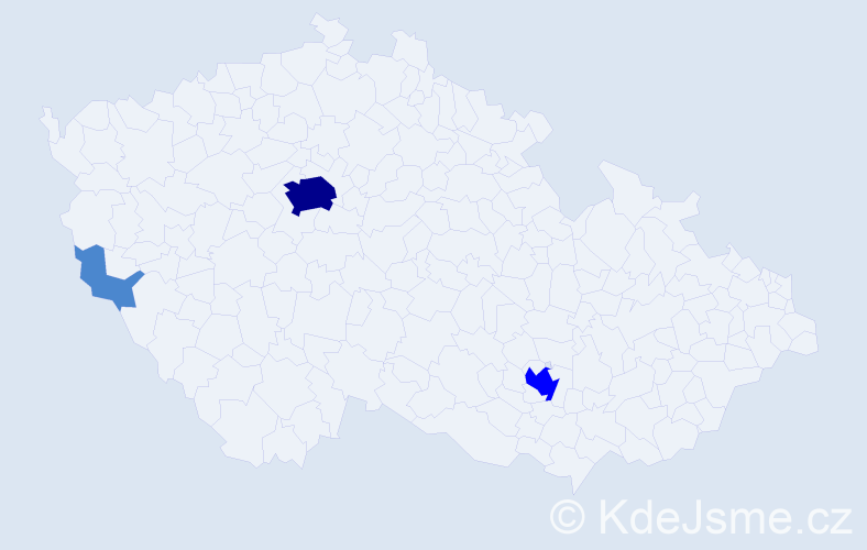 Příjmení: 'Placheta', počet výskytů 11 v celé ČR