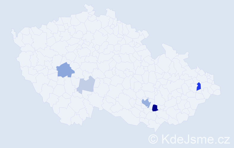 Příjmení: 'Ukropec', počet výskytů 16 v celé ČR