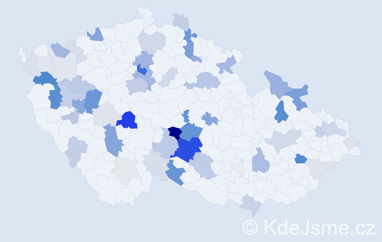 Příjmení: 'Hejsek', počet výskytů 197 v celé ČR