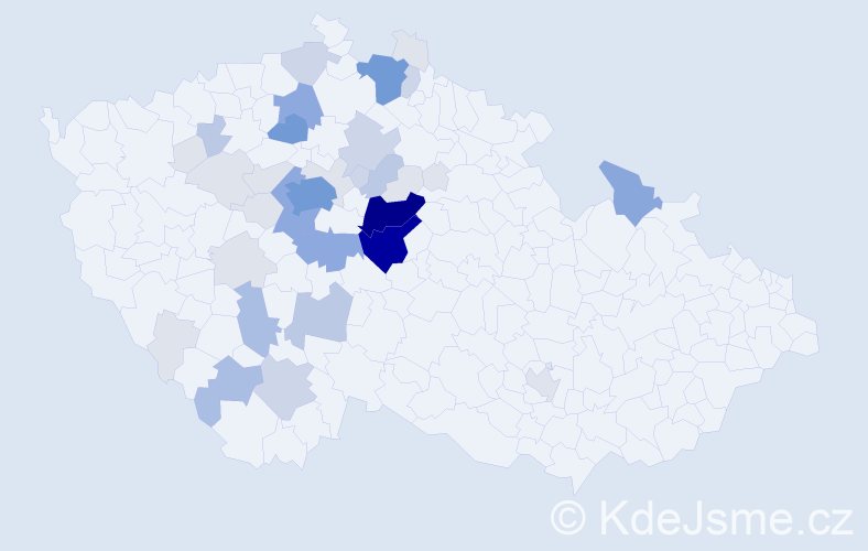 Příjmení: 'Keltner', počet výskytů 141 v celé ČR