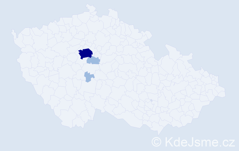Příjmení: 'Šrajb', počet výskytů 6 v celé ČR