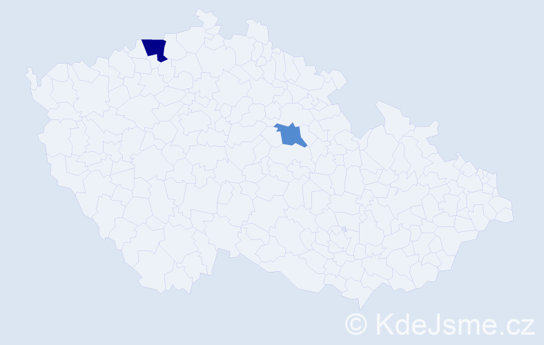 Příjmení: 'Vorobjova', počet výskytů 3 v celé ČR
