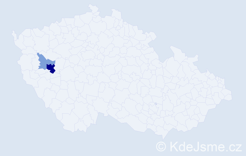 Příjmení: 'Haluzincová', počet výskytů 10 v celé ČR