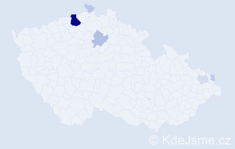 Příjmení: 'Joniová', počet výskytů 34 v celé ČR