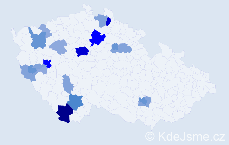 Příjmení: 'Solfronk', počet výskytů 65 v celé ČR