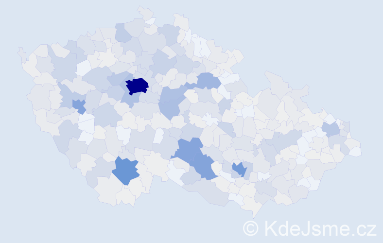 Příjmení: 'Trnka', počet výskytů 2946 v celé ČR