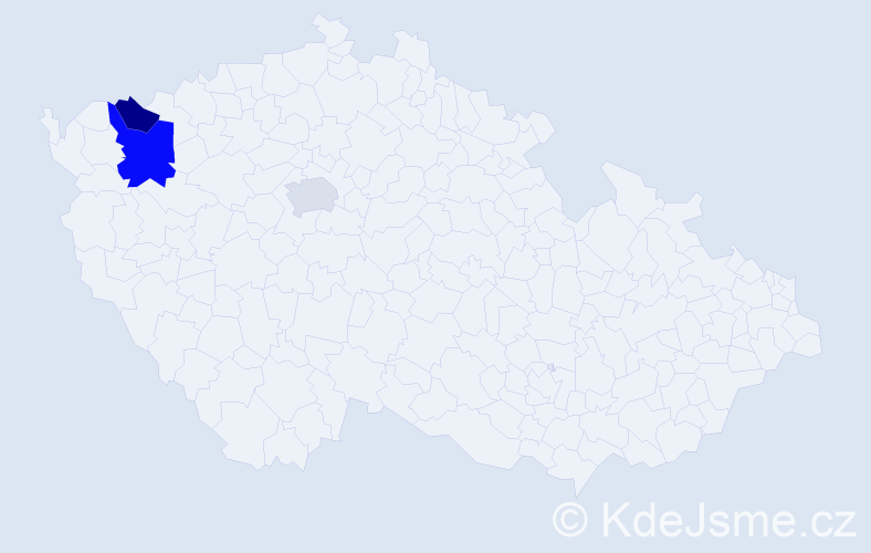Příjmení: 'Kaljkovićová', počet výskytů 4 v celé ČR