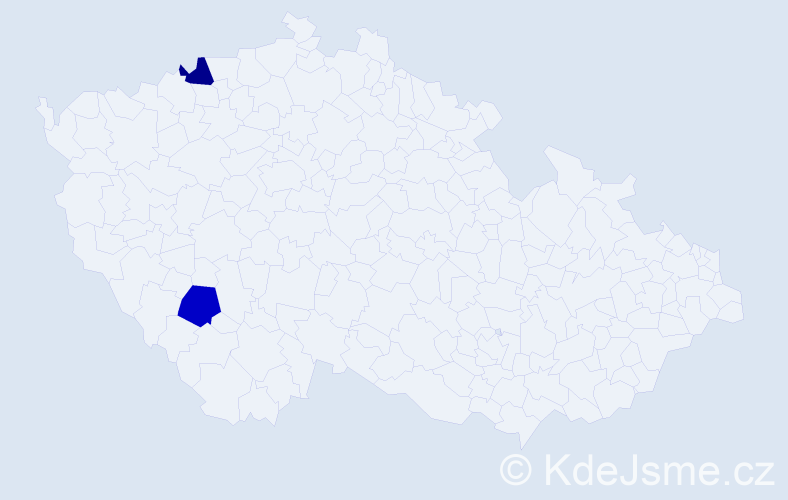 Příjmení: 'Břežanská', počet výskytů 4 v celé ČR