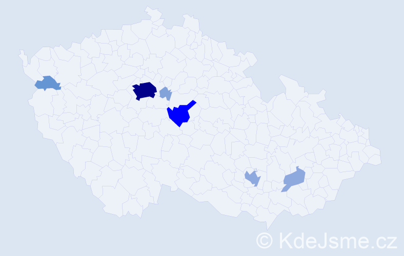 Příjmení: 'Littman', počet výskytů 21 v celé ČR