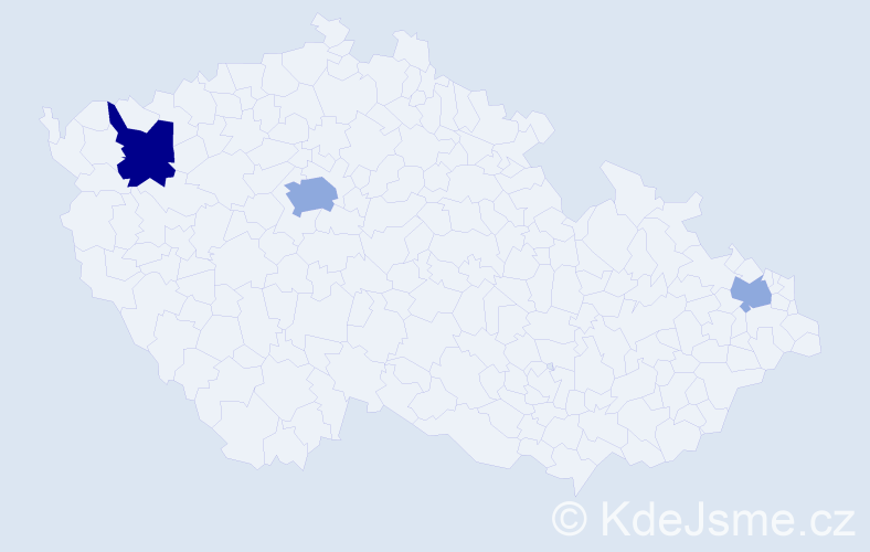 Příjmení: 'Karčáková', počet výskytů 7 v celé ČR