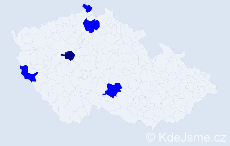 Příjmení: 'Mandakh', počet výskytů 6 v celé ČR