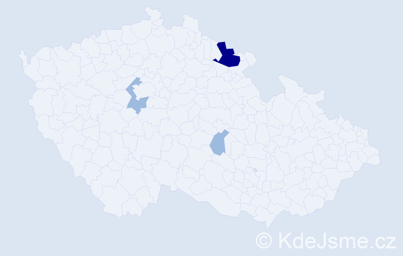 Příjmení: 'Lenzing', počet výskytů 6 v celé ČR