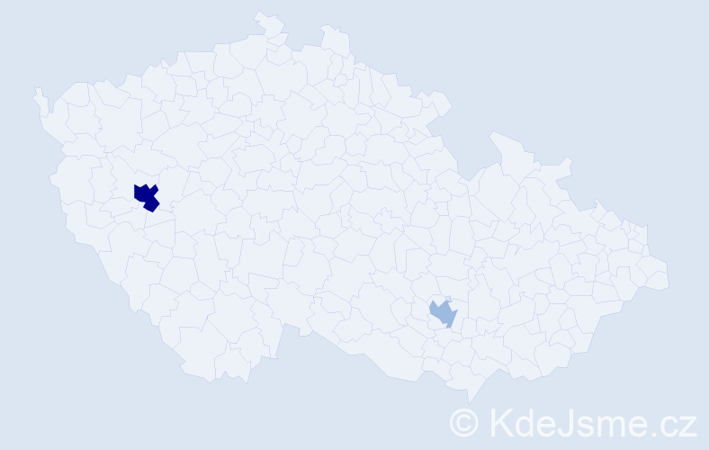 Příjmení: 'Hrustićová', počet výskytů 5 v celé ČR
