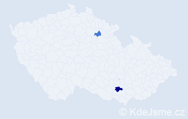 Příjmení: 'Chomyšyn', počet výskytů 4 v celé ČR