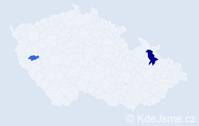 Příjmení: 'Podhirniak', počet výskytů 4 v celé ČR