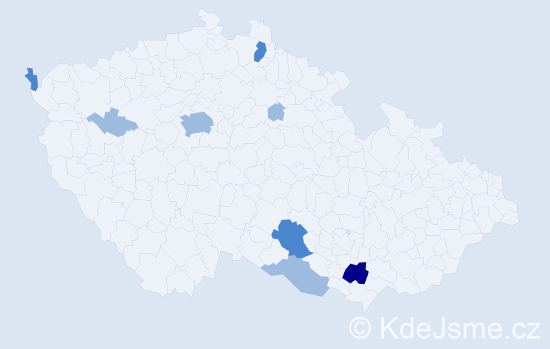 Příjmení: 'Stroh', počet výskytů 14 v celé ČR