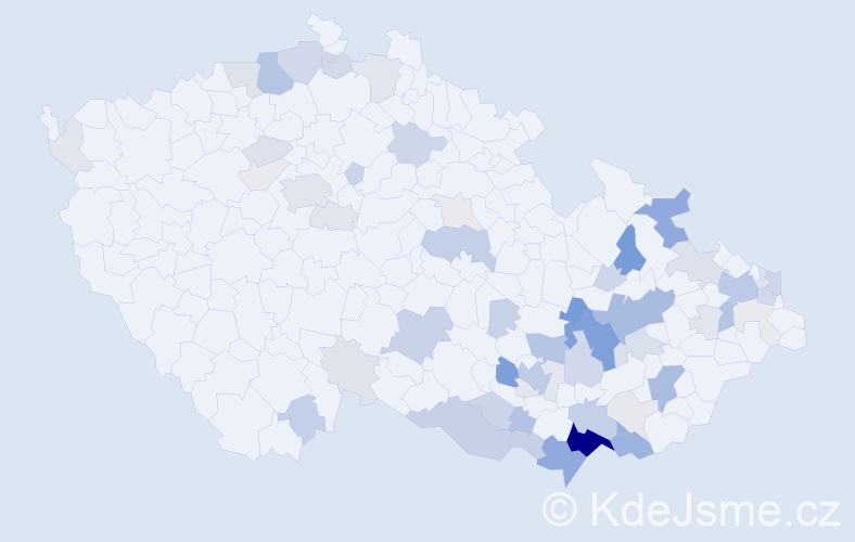 Příjmení: 'Opavský', počet výskytů 200 v celé ČR