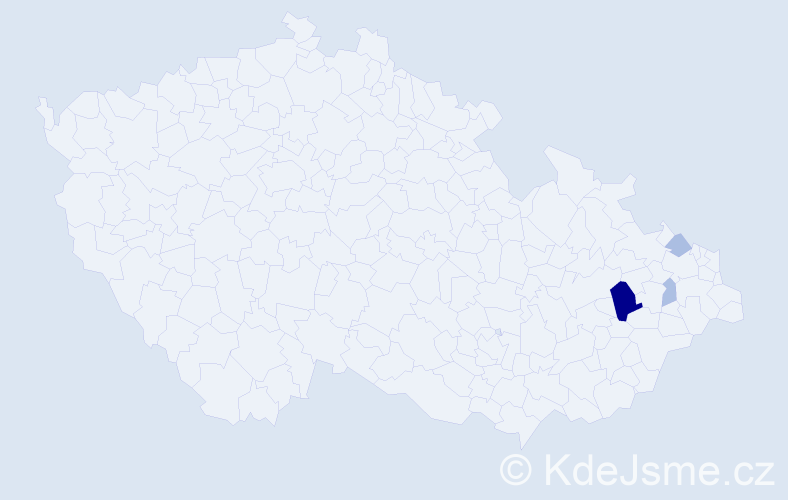 Příjmení: 'Drőhslerová', počet výskytů 8 v celé ČR