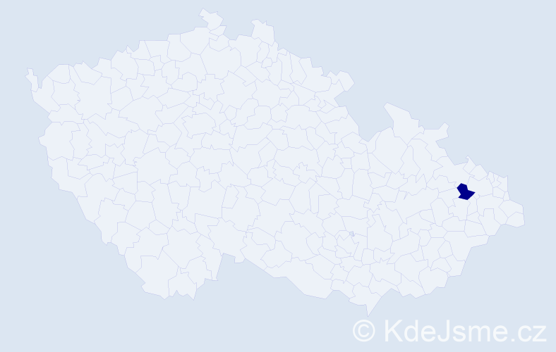 Příjmení: 'Kuligowská', počet výskytů 1 v celé ČR