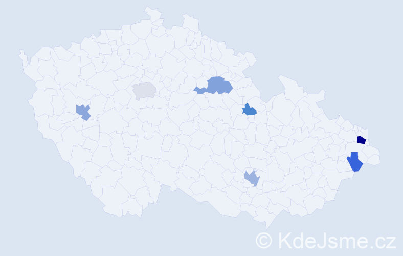 Příjmení: 'Schellong', počet výskytů 17 v celé ČR